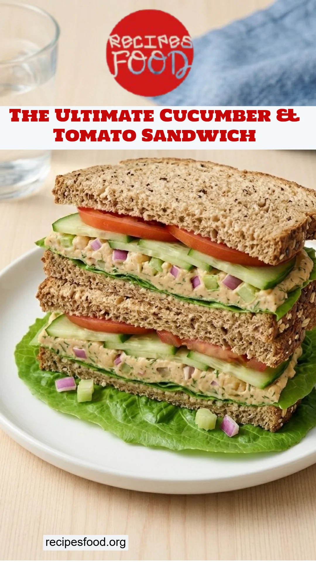 The Ultimate Cucumber & Tomato Sandwich