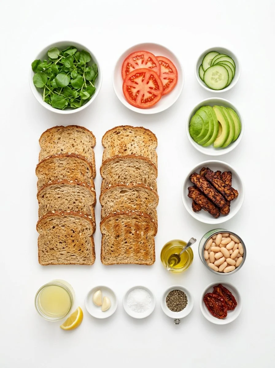 The Ultimate Vegetarian Club Sandwich