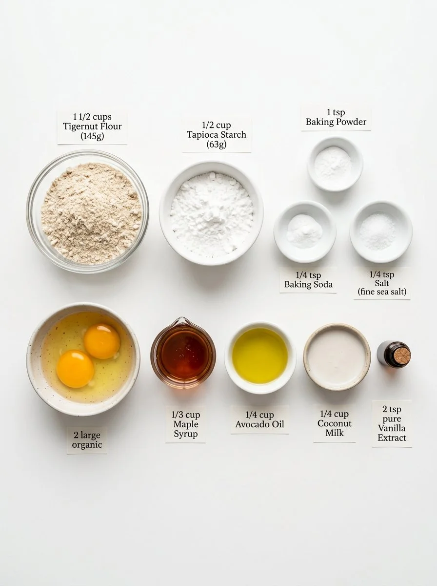 Tigernut Flour Cupcakes (Paleo, Nut Free)