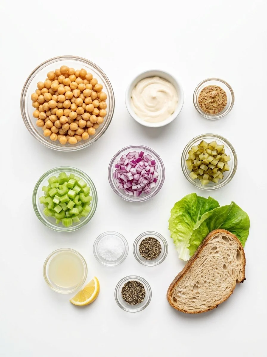 Vegan Chickpea Chicken Salad