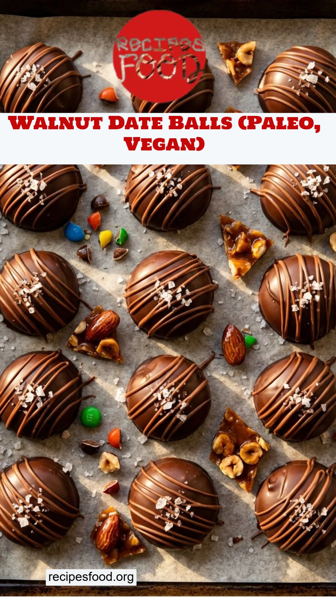 Walnut Date Balls (Paleo, Vegan)