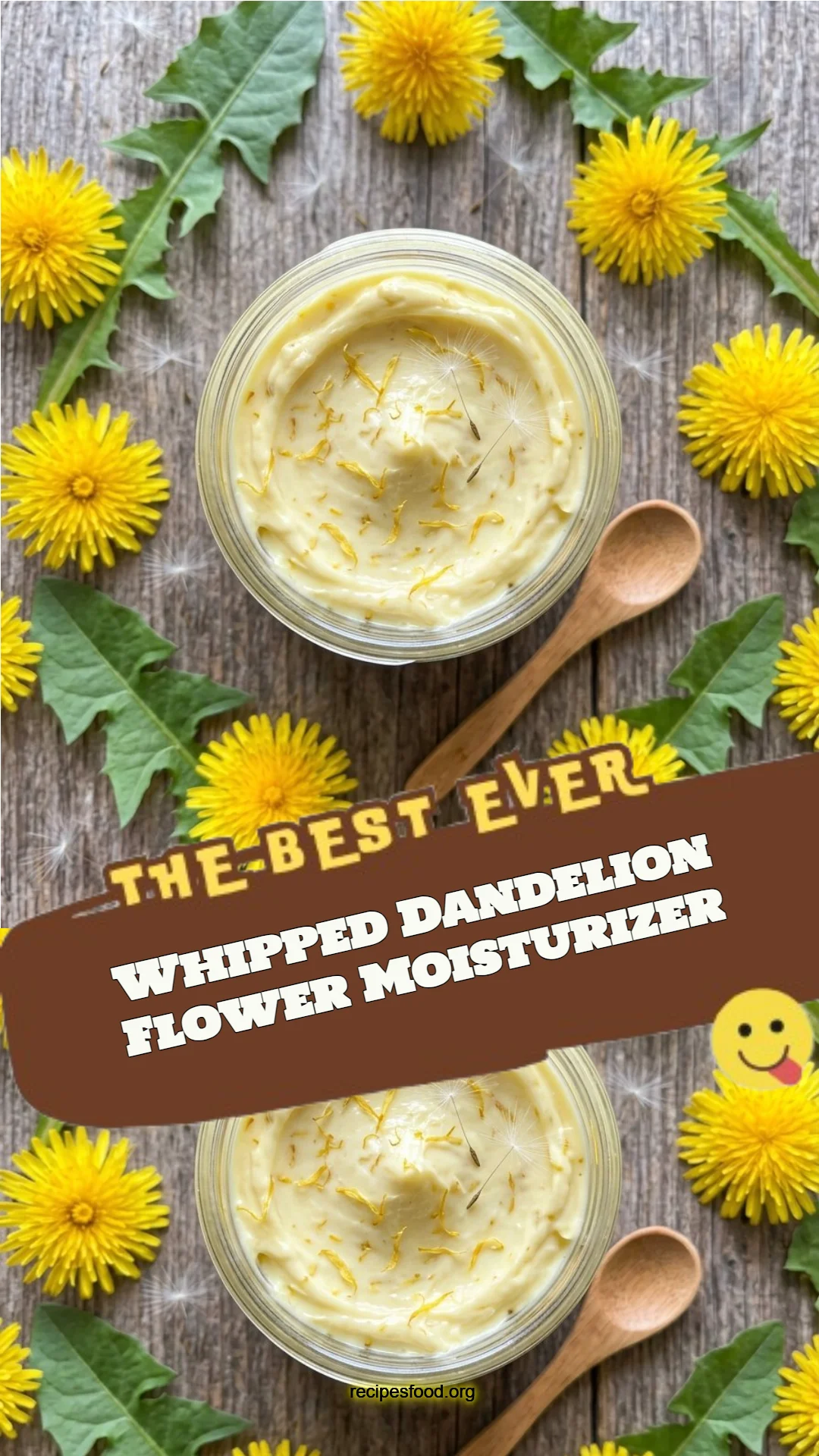 Whipped Dandelion Flower Moisturizer