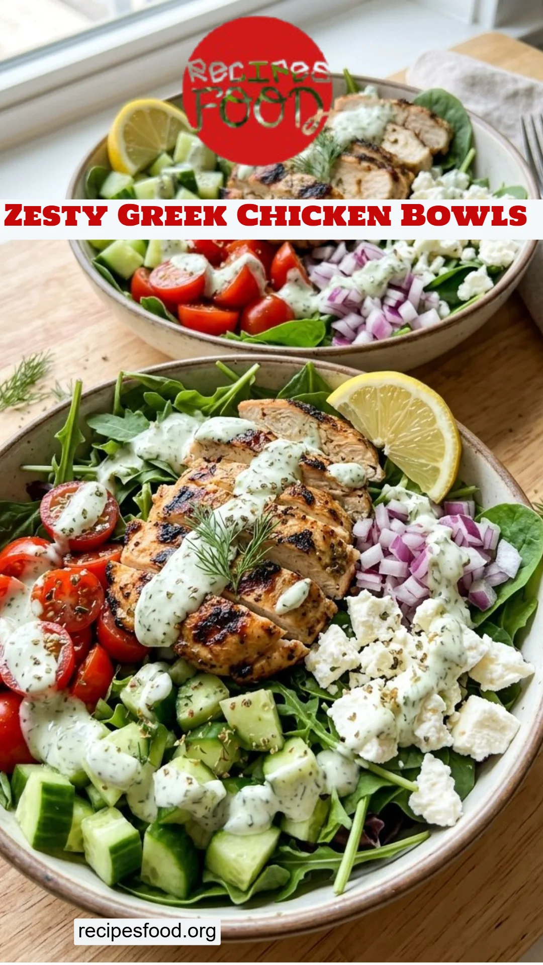 Zesty Greek Chicken Bowls