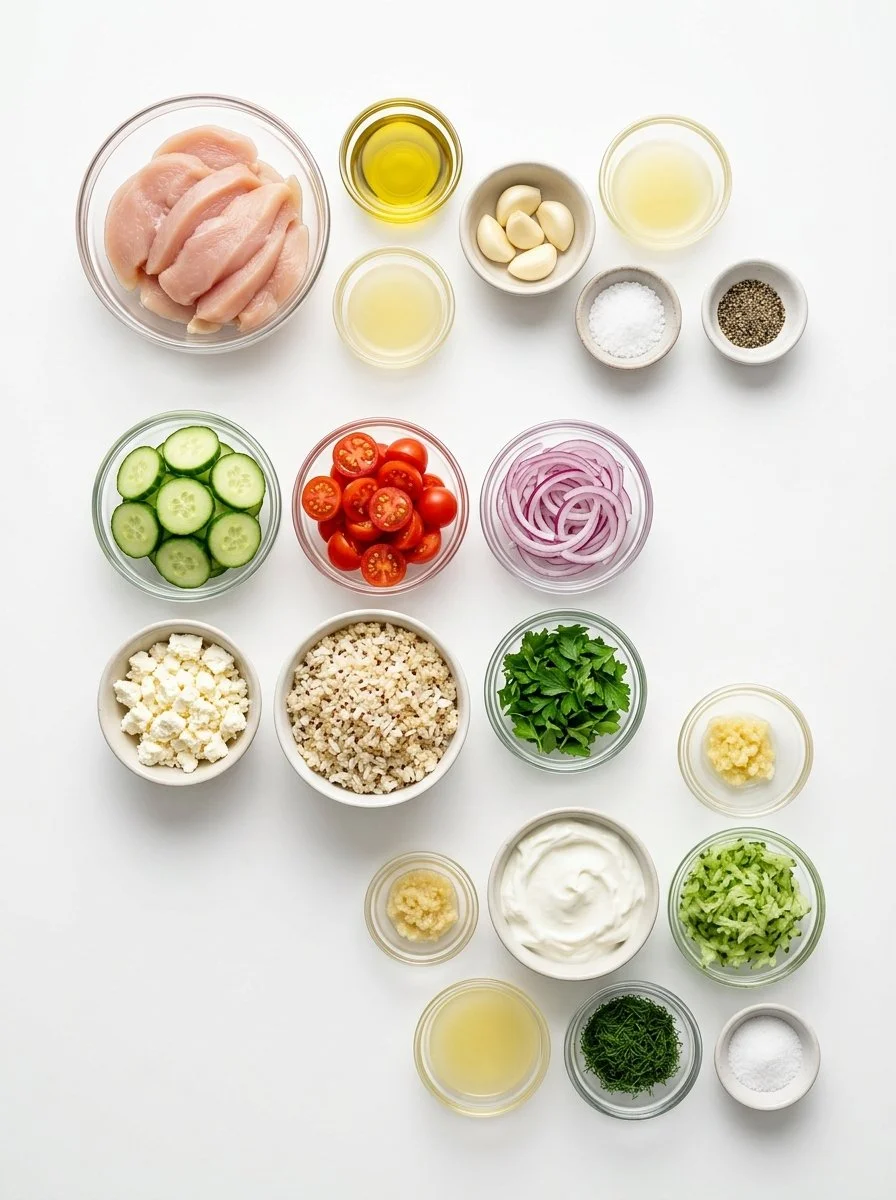 Zesty Greek Chicken Bowls