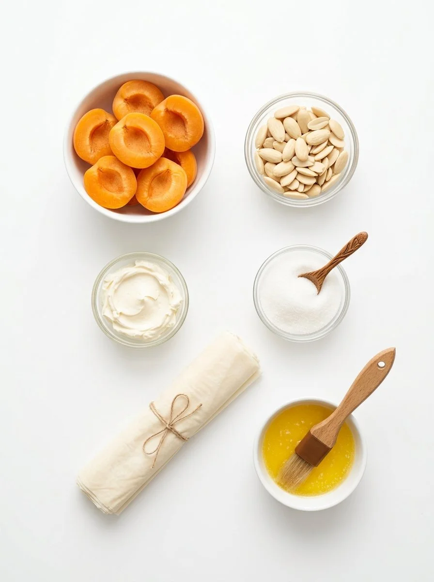 Apricot Almond Fillo Pastry Dessert