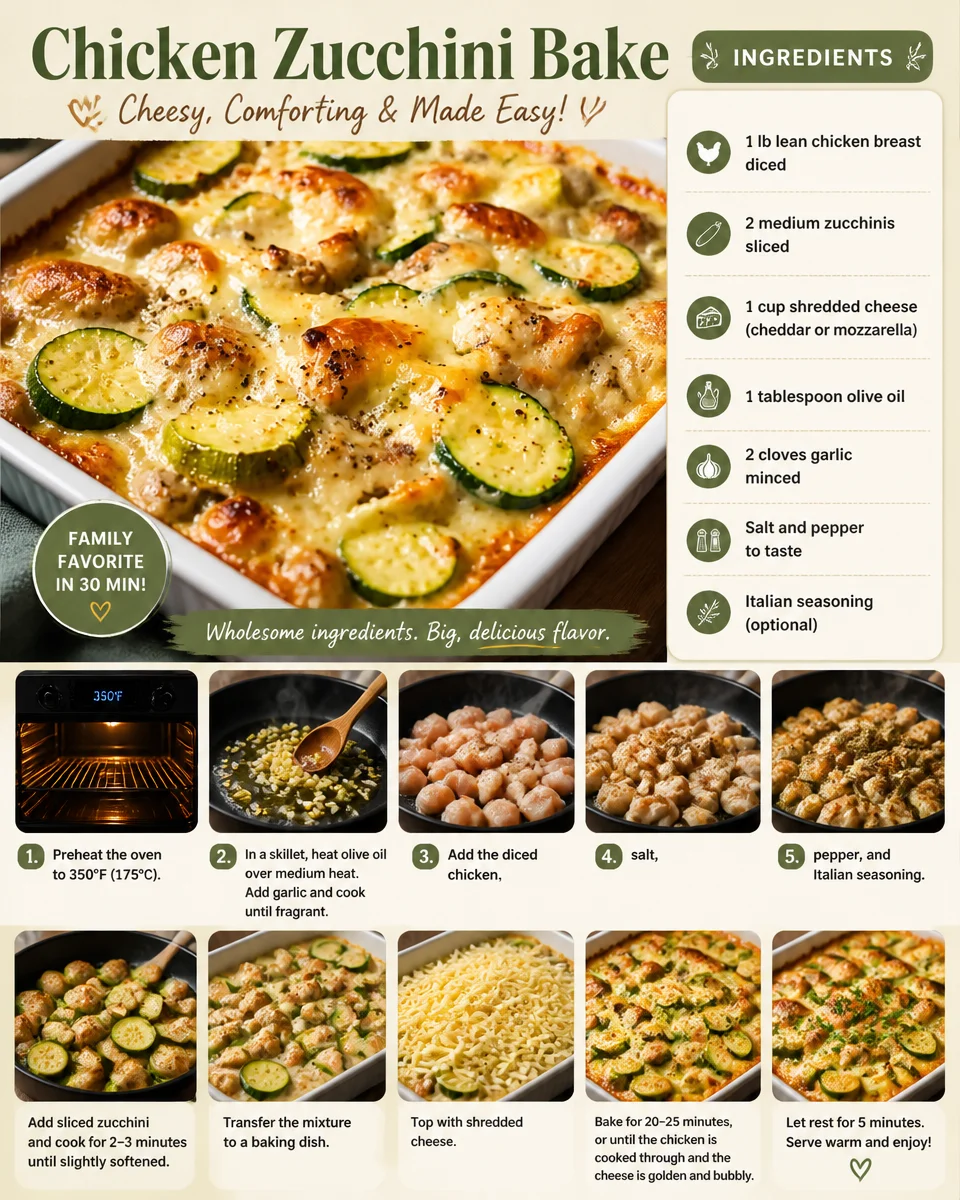 Chicken Zucchini Bake
