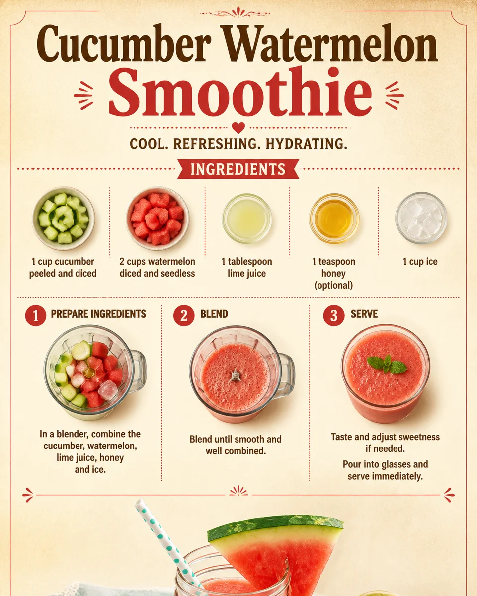 Cucumber Watermelon Smoothie