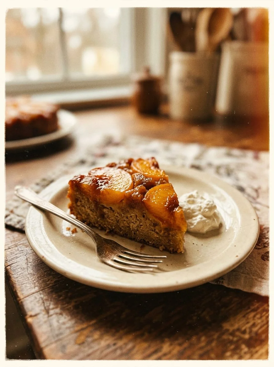 Fresh Peach Cake