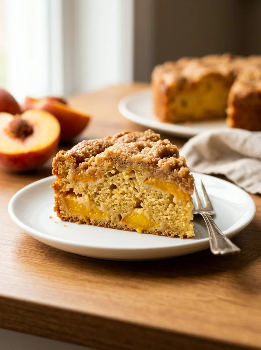 Peach Cobbler Pound Cake