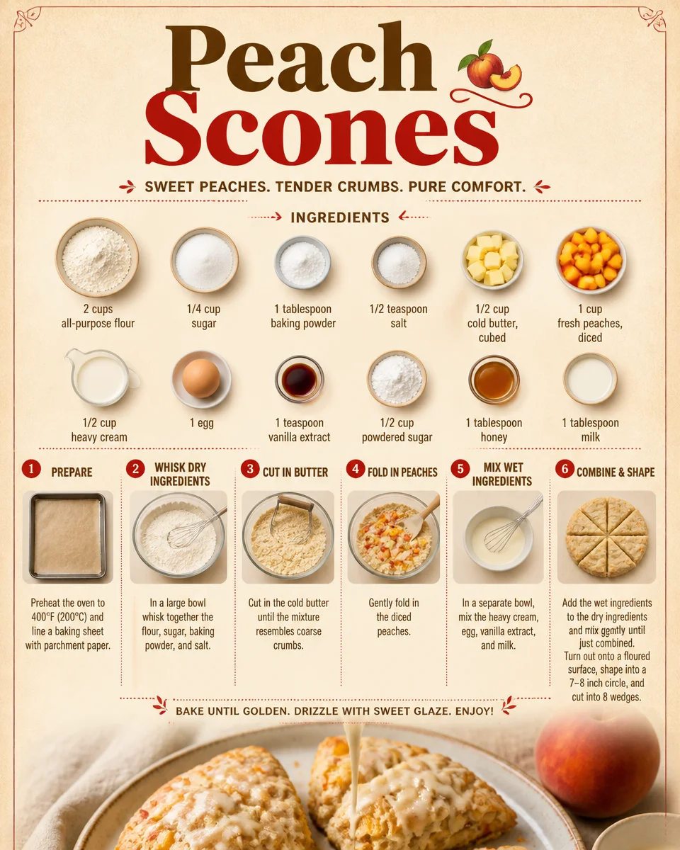 Peach Scones