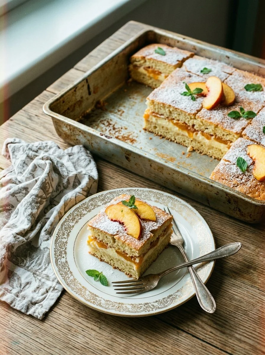 Peach Upside-Down Cake