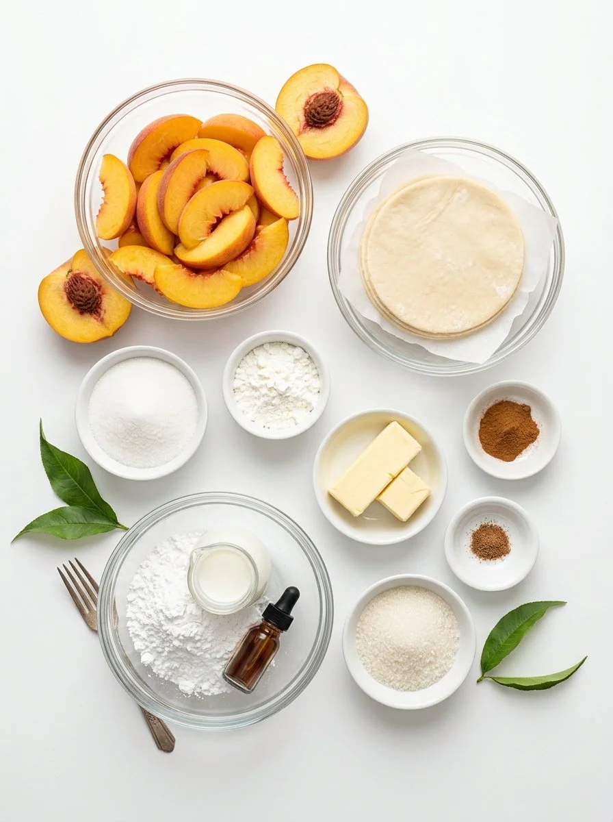 Quick and Delicious Glazed Peach Hand Pies | Easy Summer Dessert Ideas, Glazed Peach Dessert, Homemade Peach Pie Recipe