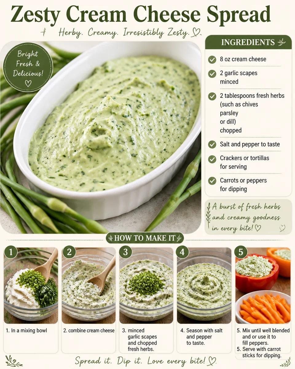 Zesty Cream Cheese Spread