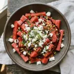 Juicy Watermelon Fries with Feta