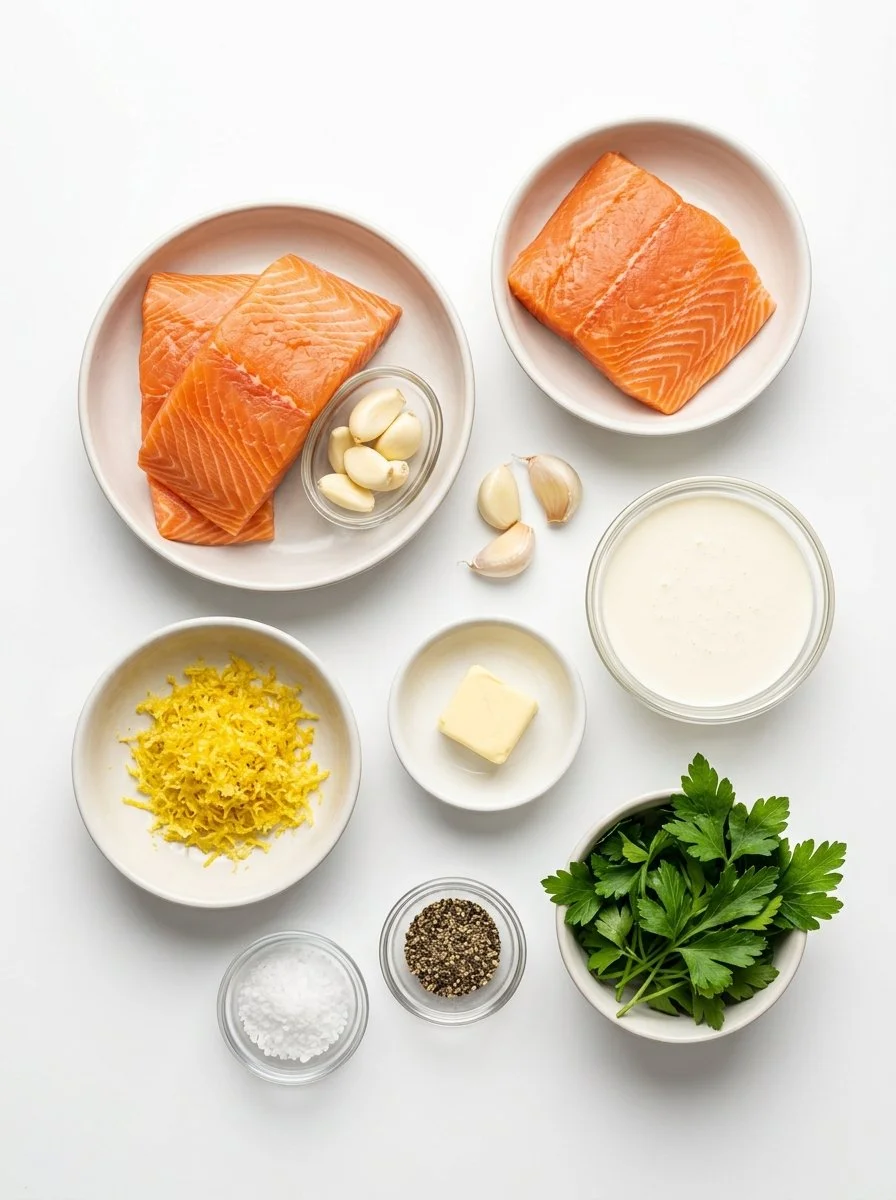 Creamy Lemon Garlic Salmon