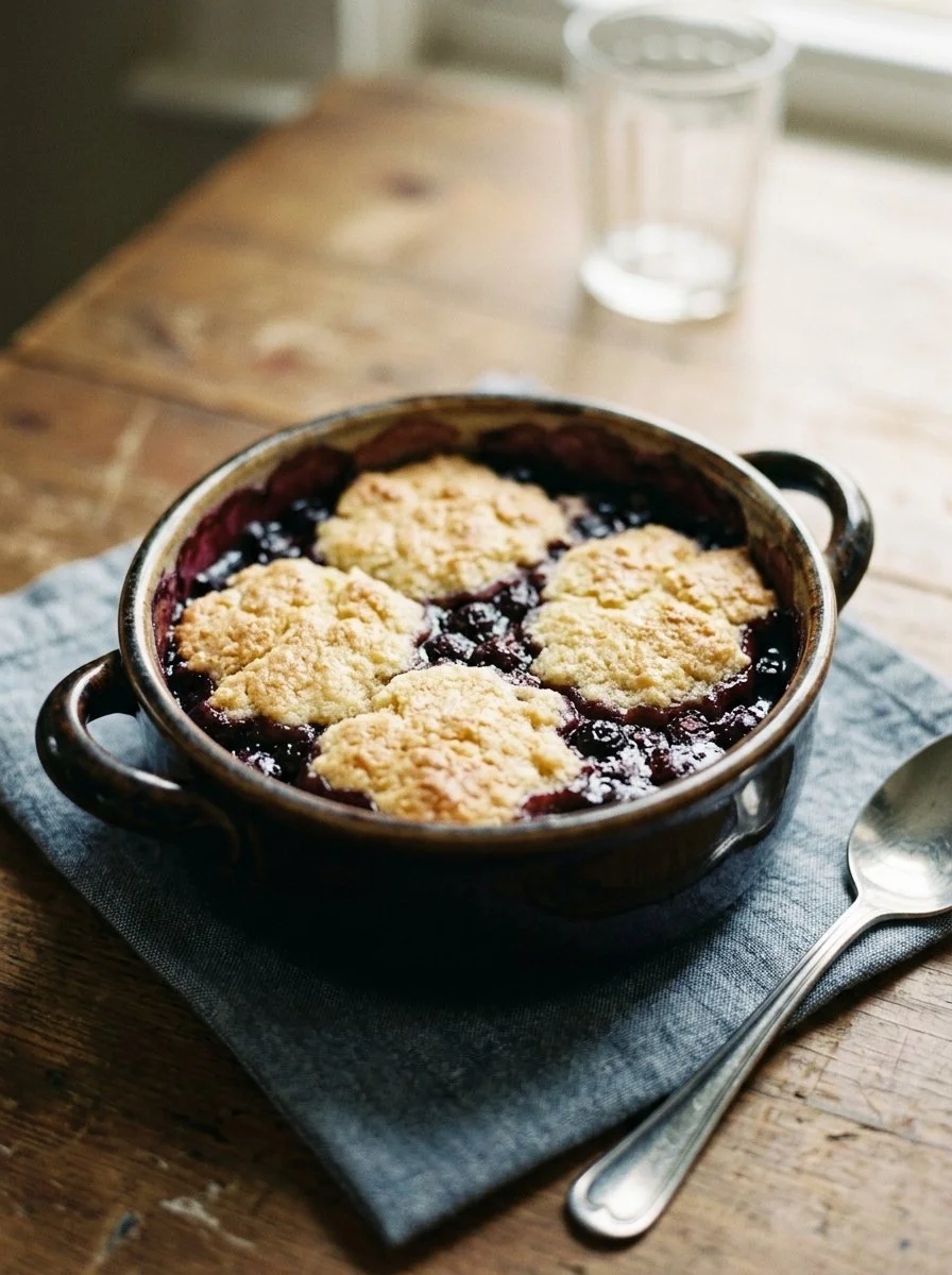 Irresistible Blueberry Cobbler