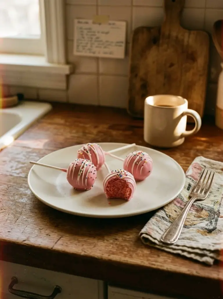 Starbucks Cake Pops displayed on a table, showcasing their colorful and delightful appearance.