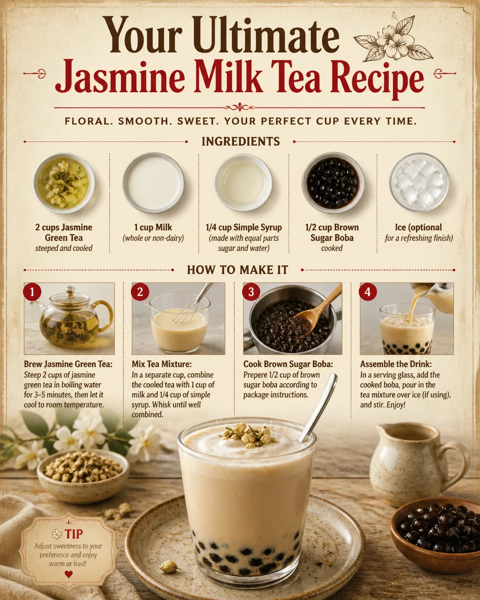 Your Ultimate Jasmine Milk Tea Recipe